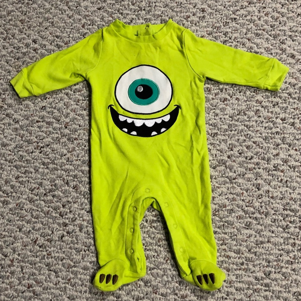 Disney's baby Monsters Inc Footed pajama